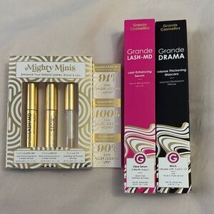 GrandeCosmetics Minis and FullSize Bundle NWT